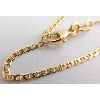 Šperk Klenoty Budín Pevný zlatý náramek na nohu PANCER + MŮSTEK 23-25cm 585/1,42gr 2841037 (Klenoty Budín Pevný zlatý náramek na nohu PANCER + MŮSTEK 23-25cm 585/1,42gr 2841037)