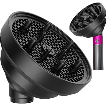 Vylepšený difuzér pro Dyson Airwrap HS01/HS05, skládací cestovní difuzér s dlouhými hroty – tryska