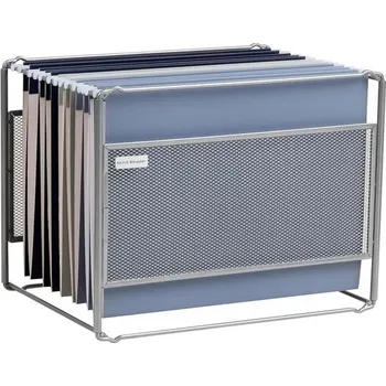 Zahradní dekorace Závěsný organizér na spisy Mind Reader, Stolní organizér, Úložný prostor, Kancelář, Kovová