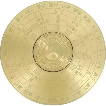 MAGICLULU Feng Shui kompas Luopan mosazné sluneční hodiny kompas čínský starověký čínský kompas