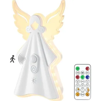 Lampička WOBANE Dětské noční světlo s pohybovým senzorem, 18 barevných režimů, bezdrátové noční světlo,