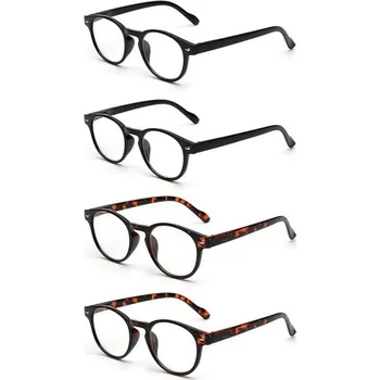 Pouzdro na brýle JM 4 ks čtecích brýlí s pružinovým pantem +3