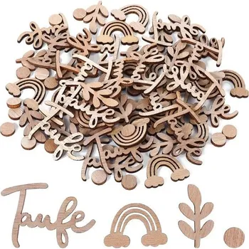 Party dekorace 80 kusů konfetových dekorací na křest