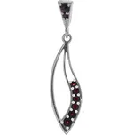 Český granát přívěsek stříbrný 141206