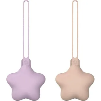 FDHBDF 2 balení krabiček na dudlík, silikonové pouzdro na dudlík, úložný prostor na dudlík, bez