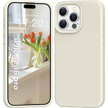 Pouzdro na mobilní telefon Silikonový kryt PuyaTeya Liquid Silicone Case pro iPhone 16 Pro, prémiový silikon, ochrana celého