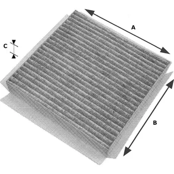 Ventilátor topení a klimatizace Filtr, vzduch v interiéru VALEO 698774