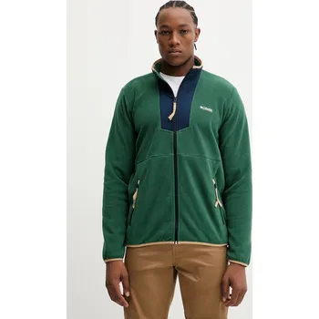 Pánská mikina Fleecová mikina Columbia Sequoia Grove 2095891 zelená 77X, vel. S