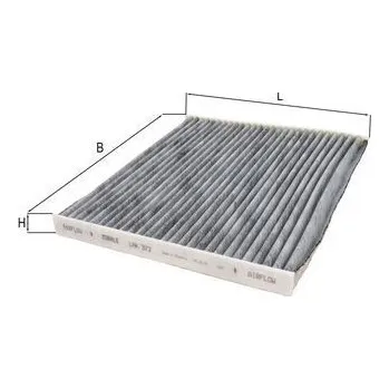 Ventilátor topení a klimatizace Filtr, vzduch v interiéru KNECHT LAK 373