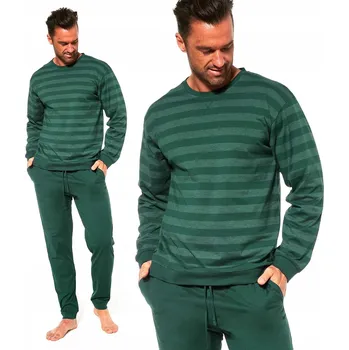 Pánské pyžamo CORNETTE LOOSE 117/259 Pánské bavlněné pyžamo s proužky - L