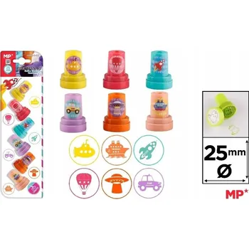 Dětské razítko Ozdobné Razítka Dekorativní Sada Razítek pro DĚTI Vozidla 6 Kusů