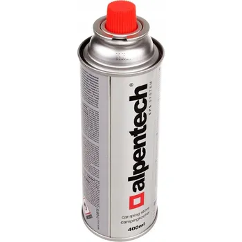 Plynová kartuše Plynová kartuše Alpen Tech Camping 380 ml 220 g – plyn do vařiče a hořáku