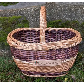 Nákupní košík Les Houbeles Proutěný koš Pepík