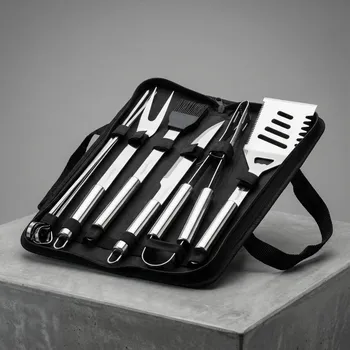 Příslušenství pro gril Příslušenství ke grilu v tašce Konighoffer BBQ Chef 12 kusů