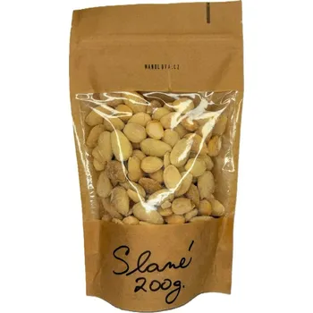 Španělské mandle loupané pražené odrůda Marcona - slané 200 g