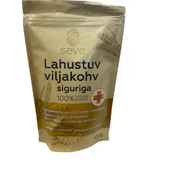 Káva Rozpustná obilná a čekanková kávovina s kávou (89 % obilné složky, 10 % čekanka, 1 % káva)