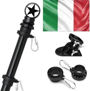 Vlajka Černý stožár na vlajku TALITARE 150cm