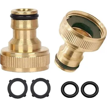 Zahradní hadice Mosazná konektor pro kohoutek zahradní hadice 3/4 palce, adaptér pro kohoutek s vnitřním závitem,