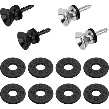 Příslušenství pro strunný nástroj 8 zámků na kytarové popruhy