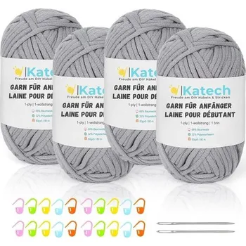 Háčkovací příze Katech pro začátečníky -sada