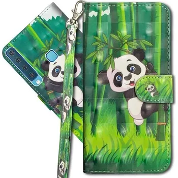 Pouzdro na mobilní telefon Pouzdro na telefon MRSTER pro Samsung A7 2018, kožené ochranné flipové pouzdro s 3D vzorem, slot na