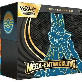 Hračka Karetní hra Pokémon Trainer Box: Mega Evolution: Lucario (1 promo karta s plnou grafikou, 9