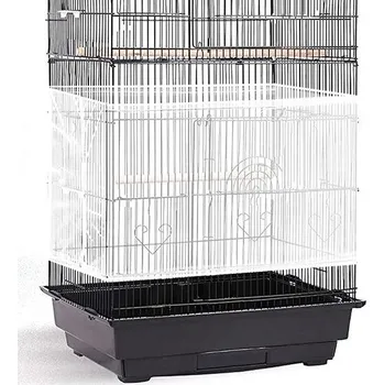 AIMICOCA Ptačí klec, lapač semen, lapač peří, kryt ptačí klece, síť, vzdušná měkká sukně, chránič