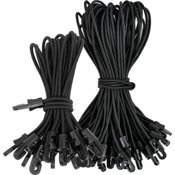 Sada nářadí 30dílná sada bungee šňůr s háčky, expandéry