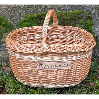 Nákupní košík Les Houbeles Proutěný košík Nina