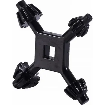 IUSOT Sada 4dílných klíčů na vrtací sklíčidlo, 4 v 1, univerzální sada 4 železných vrtacích klíčů,