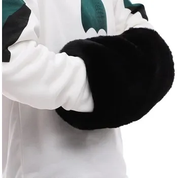 Příslušenství pro přepravu dětí BESPORTBLE Zimní rukavice z umělé kožešiny na ruce Černé zimní rukávníky z umělé kožešiny na ruce,