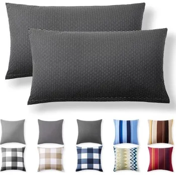 Prostěradlo Sada 2 perkálových povlaků na polštáře 40 x 80 cm - 100% bavlna se zipem, super měkký povlak na