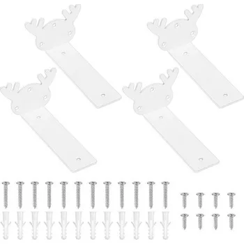 Madlo do koupelny 4ks konzolí na police, 15cm kebitedamai