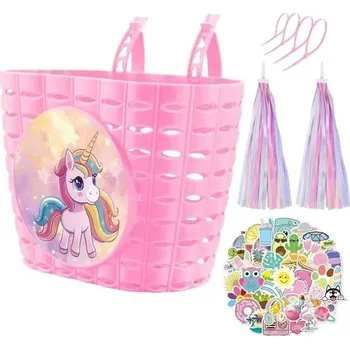 brašna na kolo Dětský košík na kolo s nálepkou streamer