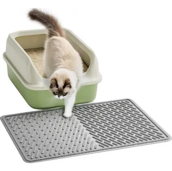 Podestýlka pro kočku Pieviev kočičí stelivo 58 x 43 cm, texturované kočičí stelivo, kočičí stelivo - snadné nabírání,