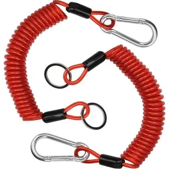 Tažné zařízení Willoghsa 2 balení lan pro přívěs o délce 6 stop, tažné lano pro přívěs, drát pro cívku přívěsu