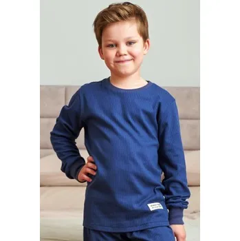 Dívčí pyžamo Dětské pyžamo Doctor Nap 7351 - bavlna Tmavě modrá 110-116