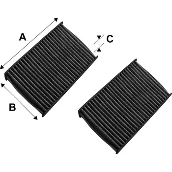 Ventilátor topení a klimatizace Filtr, vzduch v interiéru VALEO 715557