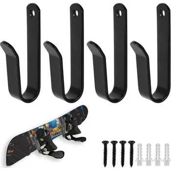 NQEUEPN 4 ks nástěnného držáku na snowboard