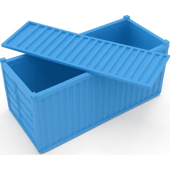 Vložka do organizéru na nářadí Organizér - Světle modrý lodní kontejner Mini