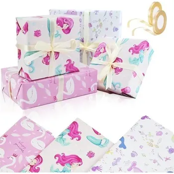 Party dekorace FIHODONE 9 kusů dárkového balicího papíru