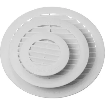 Větrací mřížka Gutta Větrací mřížka kulatá 120 mm bílá