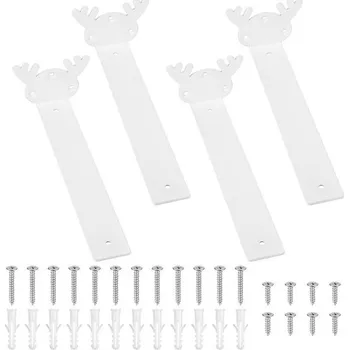 Madlo do koupelny 4 ks robustních konzolí na police