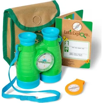 Diamantové malování Melissa & Doug Sada dalekohledu a kompasu Let's Explore | Hra na hraní | Věk 3+ | Dárek pro chlapce