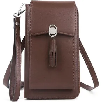 Školní batoh Pearl Angeli taška na mobilní telefon přes rameno pro ženy, sloty na karty s RFID ochranou, taška