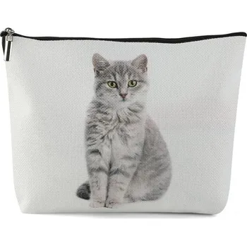 Kabelka Kytpyi kosmetická taštička, malá toaletní taštička, roztomilá kosmetická taštička ve stylu kočky