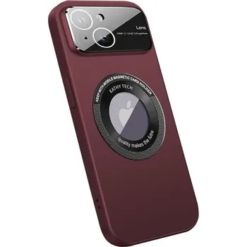 Pouzdro na mobilní telefon Magnetický kryt Rdyi6ba8 pro iPhone 15 Plus 6,7 palce s podporou bezdrátového nabíjení, pevný PC