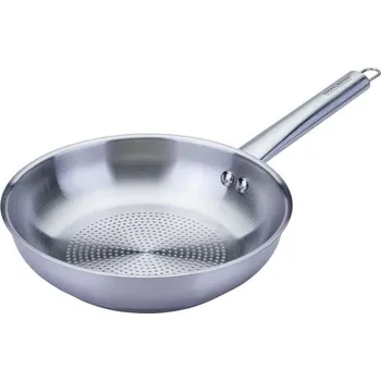 Pánev Pánev FACKELMANN s oválnou rukojetí, Ø 20 cm, vyrobená z vysoce kvalitní nerezové oceli – Ideální