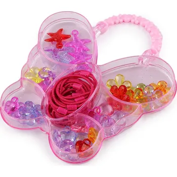 kreativní sada Stoklasa Sada vlasových ozdob a gumiček v boxu Motýlek