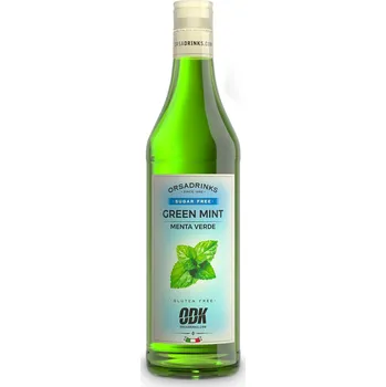 Sirup ODK (OrsaDrinks) ODK sirup Green Mint - bez cukru 750 ml PET